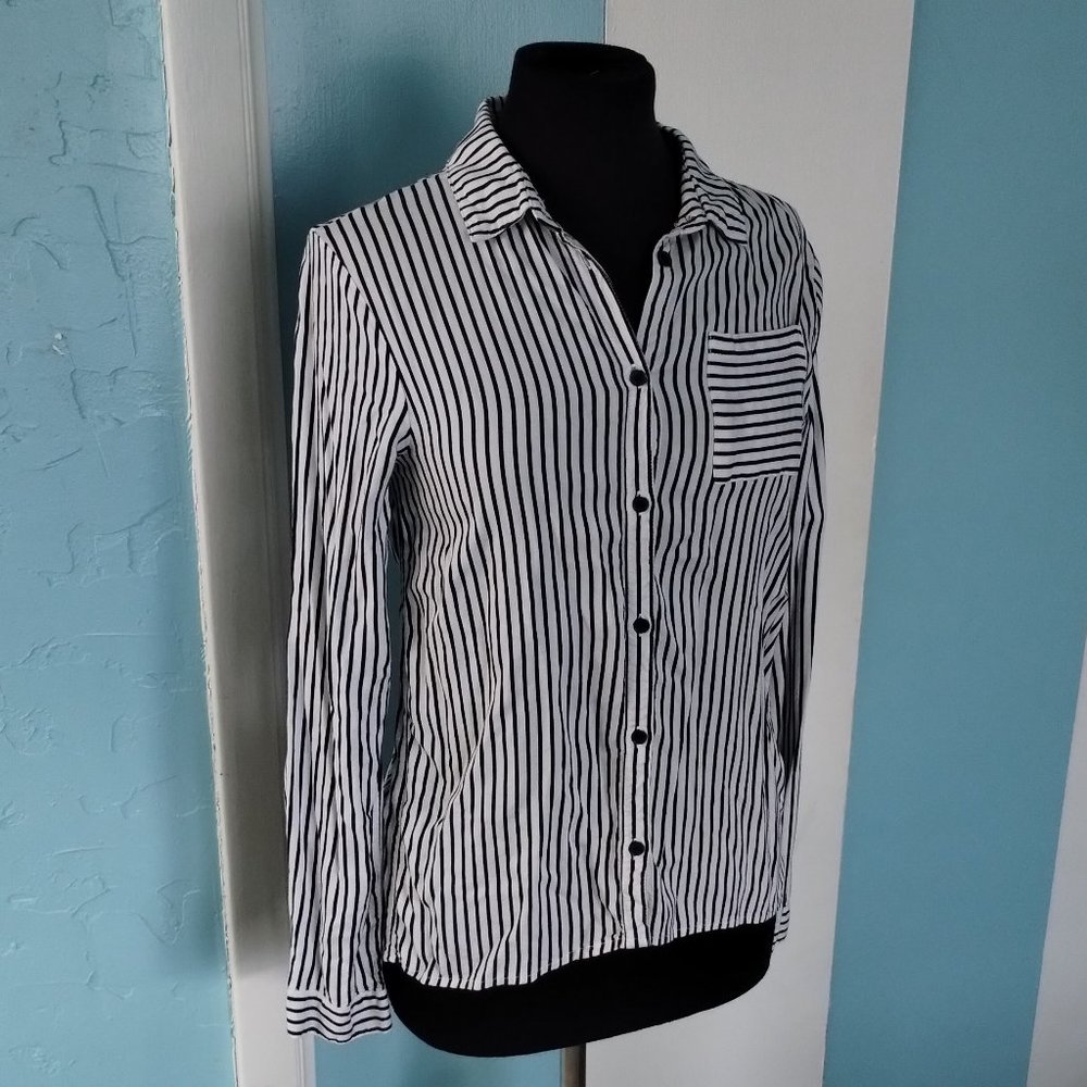 H&M Striped Blouse
